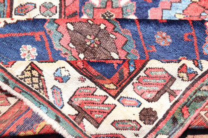 Colorful Antique N.W. Persian Runner with Sub - Geometric All - Over Floral Motifs. Keivan Woven Arts / rug EMB - 22209 - 15089, country of origin / type: Iran / N.W. Persian, circa 1920 Measures: 3'2 x 13'3 This Northwest Persian runner features a ... - Keivan Woven ArtsEMB - 22209 - 15089 - 20716Rug