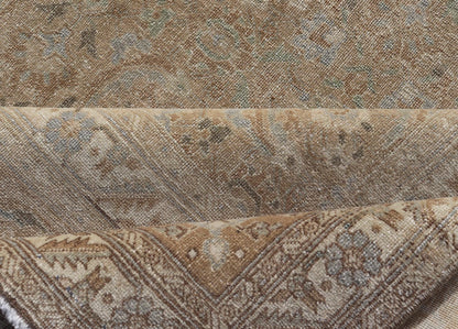Measures: 8'0 x 10'9 Antique Persian Tabriz Rug in Wool with All - Over Floral Design in Earth Colors. Keivan Woven Arts / rug EMB - 22210 - 15060, country of origin / type: Iran / Tabriz, circa 1920s. This Tabriz rug features a relatively intrica... - Keivan Woven ArtsEMB - 22210 - 15060 - 20583Rug