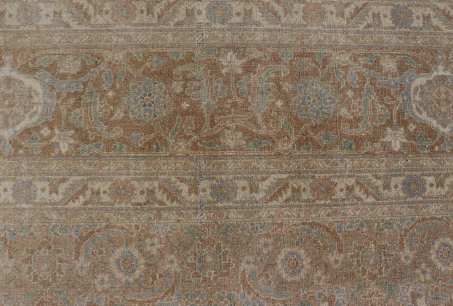Measures: 8'0 x 10'9 Antique Persian Tabriz Rug in Wool with All - Over Floral Design in Earth Colors. Keivan Woven Arts / rug EMB - 22210 - 15060, country of origin / type: Iran / Tabriz, circa 1920s. This Tabriz rug features a relatively intrica... - Keivan Woven ArtsEMB - 22210 - 15060 - 20583Rug