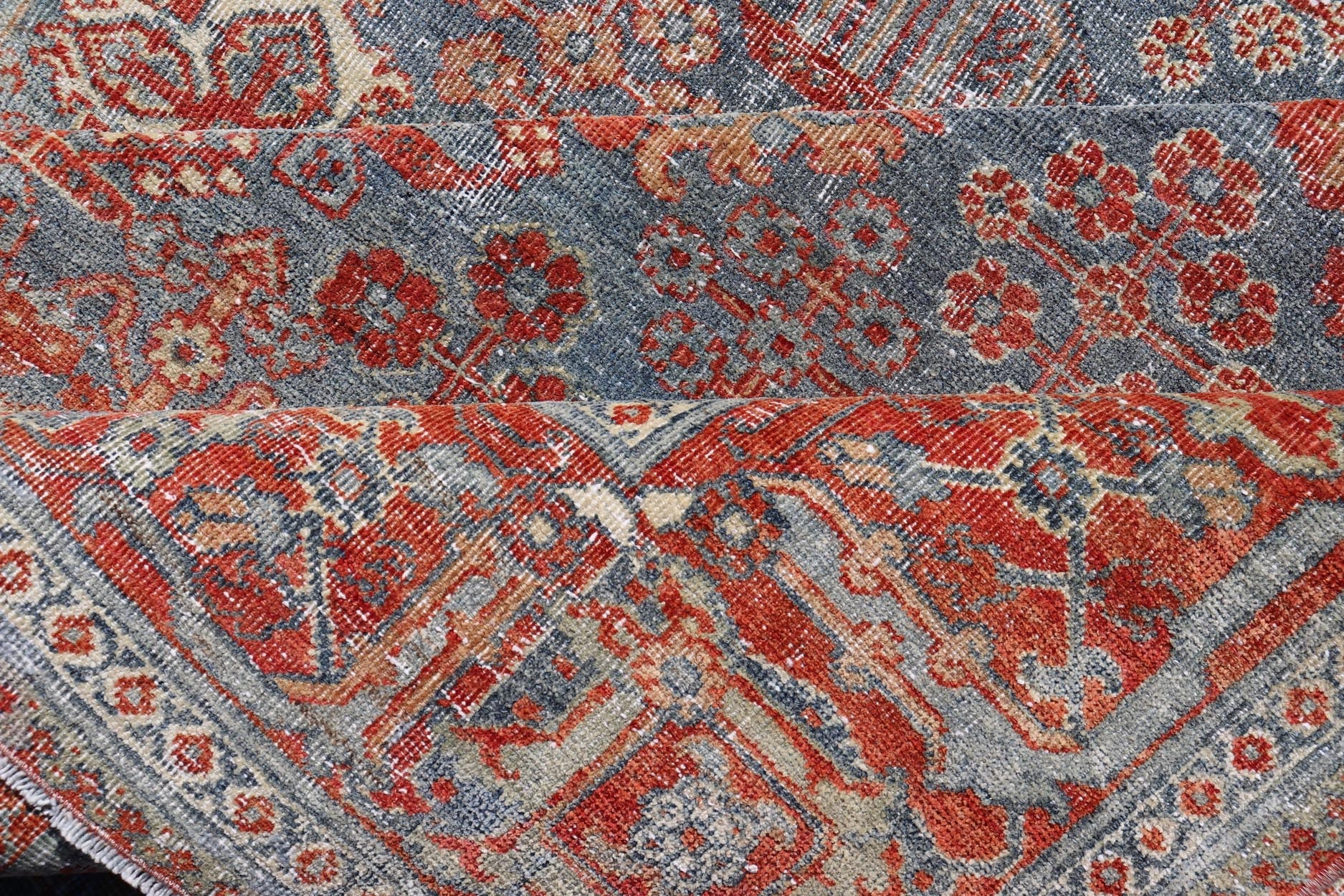 Antique Persian Joshaghan Gallery Rug with All - Over Sub - Geometric Diamond Design. Keivan Woven Arts / rug EMB - 22217 - 15075, country of origin / type: Persian / Joshegan, circa Early - 20th Century. Measures: 5'6 x 14'9 Antique Persian Joshegan rug ... - Keivan Woven ArtsEMB - 22217 - 15075 - 20667