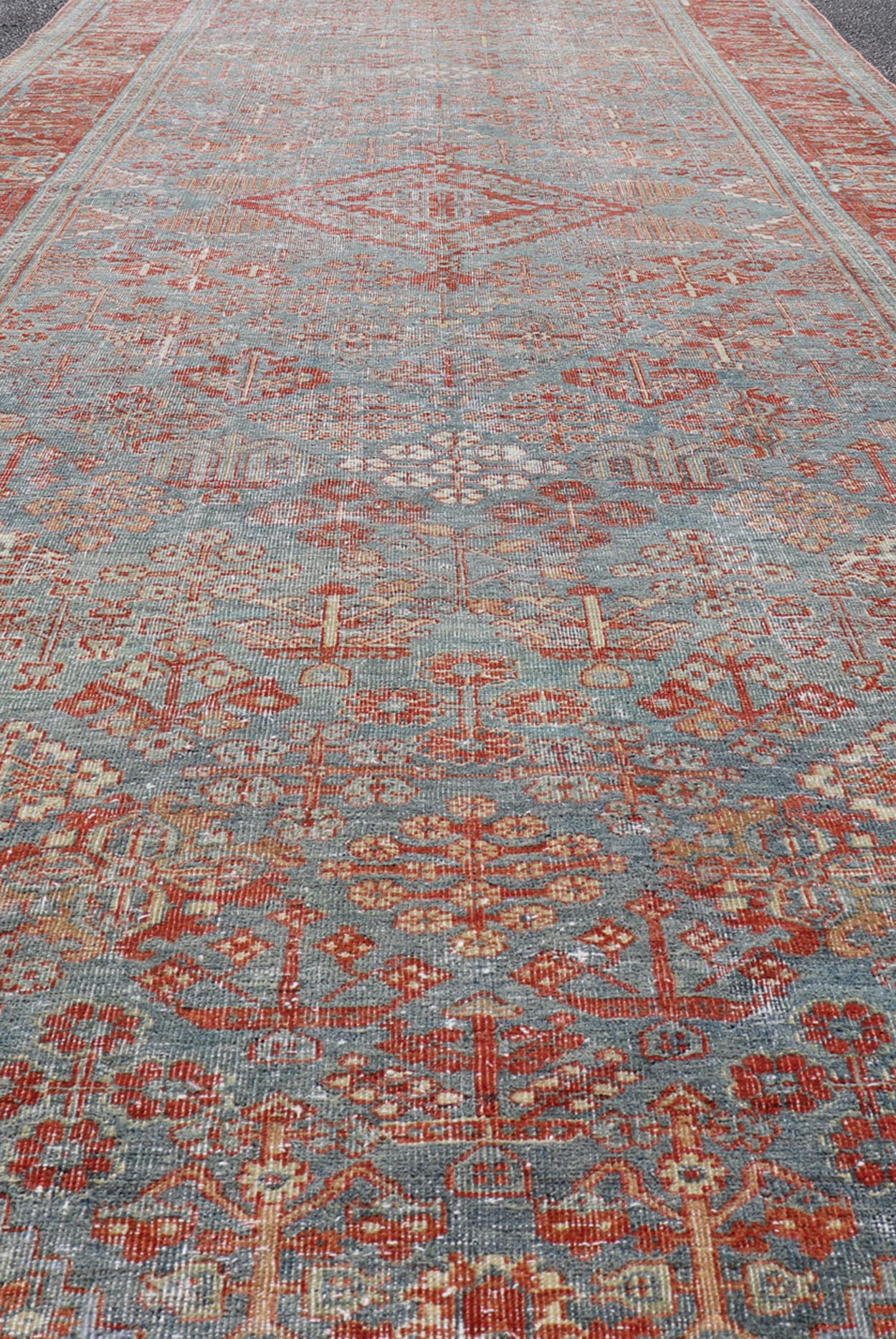 Antique Persian Joshaghan Gallery Rug with All - Over Sub - Geometric Diamond Design. Keivan Woven Arts / rug EMB - 22217 - 15075, country of origin / type: Persian / Joshegan, circa Early - 20th Century. Measures: 5'6 x 14'9 Antique Persian Joshegan rug ... - Keivan Woven ArtsEMB - 22217 - 15075 - 20667