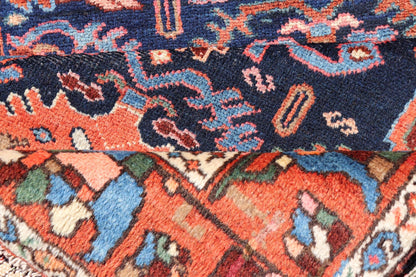 Colorful Antique Persian Bakhtiari Gallery Runner with All - Over Tribal Design. Keivan Woven Arts / rug EMB - 222191 - 15451, country of origin / type: Iran / Bakhtiari, circa 1920 Measures: 3'8 x 12'9 This beautiful antique Bakhtiari rug from Persia... - Keivan Woven ArtsEMB - 222191 - 15451 - 21143Rug