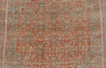 Antique Persian Bidjar Rug In Herati Design With Medallion In Soft Muted Colors. Keivan Woven Arts / rug EMB - 222211 - A - 15467, country of origin / type: Iran / Bidjar, circa 1910 Measures: 7'2 x 12'0 This magnificent Bidjar with an exquisite, all - ... - Keivan Woven ArtsEMB - 222211 - 15467 - 21155Rug
