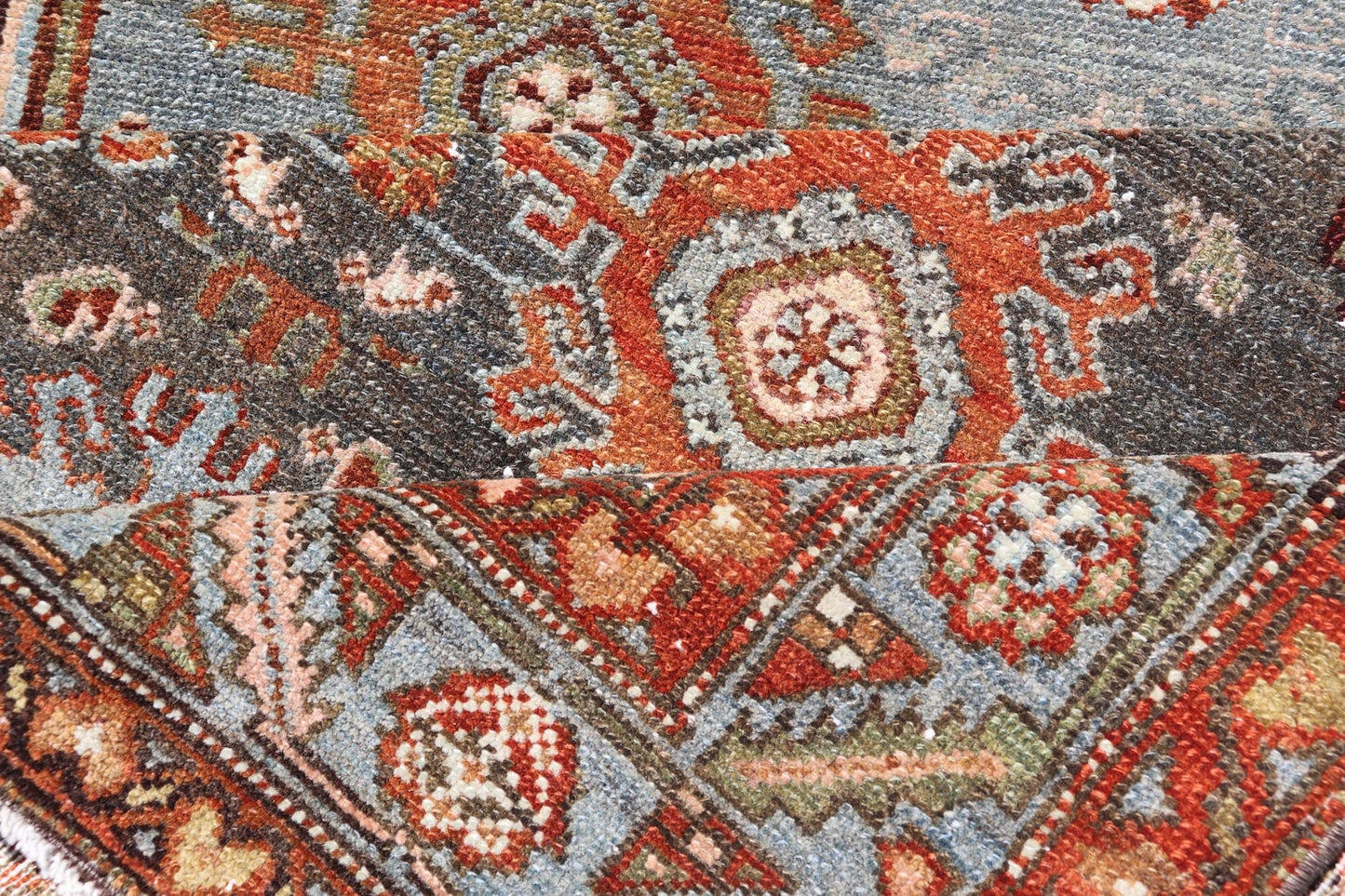 Measures: 3'10 x 16'7 This long Malayer runner embodies the rich artistic tradition, showcasing a detailed and harmonious design that exemplifies the craftsmanship of Malayer weavers. The rug features a series of elaborate medallions aligned centra... - Keivan Woven ArtsEMB - 22259 - 22574