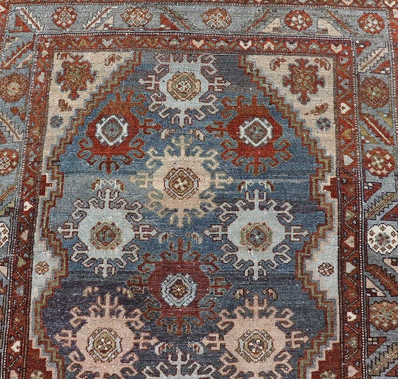 Measures: 3'10 x 16'7 This long Malayer runner embodies the rich artistic tradition, showcasing a detailed and harmonious design that exemplifies the craftsmanship of Malayer weavers. The rug features a series of elaborate medallions aligned centra... - Keivan Woven ArtsEMB - 22259 - 22574