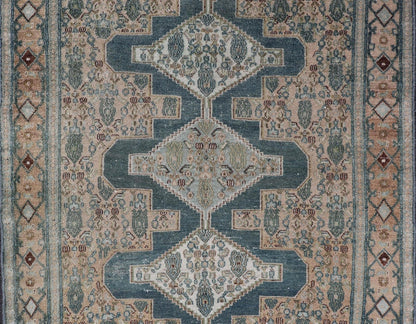 Measures: 3'10 x 5'1 Keivan Woven Arts Antique Persian Fine Senneh Rug with Medallion's. Keivan Woven Art / rug EMB - 51, country of origin / type: Iran / Senneh, circa 1920. - Keivan Woven ArtsEMB - 51 - 27634Rug