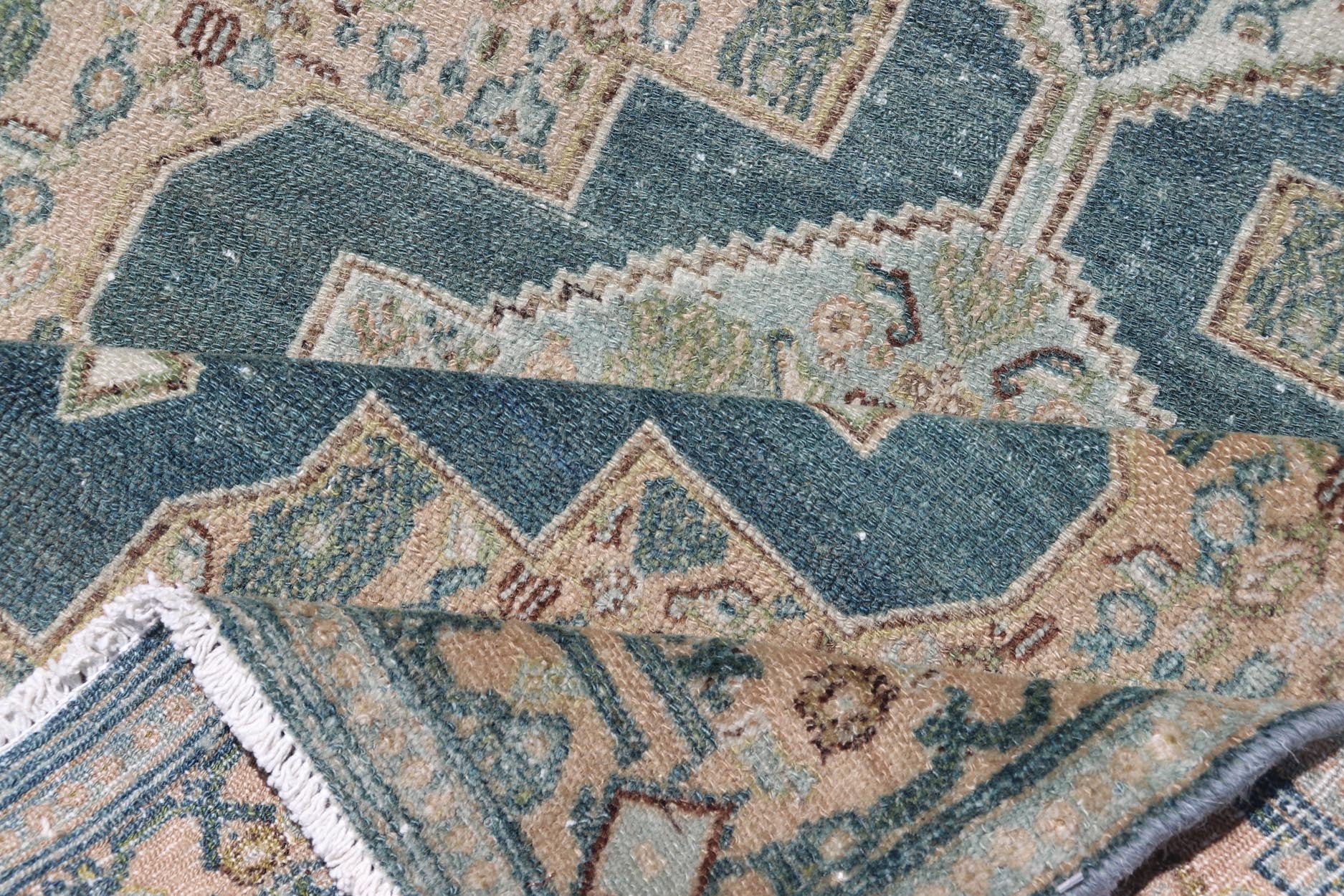 Measures: 3'10 x 5'1 Keivan Woven Arts Antique Persian Fine Senneh Rug with Medallion's. Keivan Woven Art / rug EMB - 51, country of origin / type: Iran / Senneh, circa 1920. - Keivan Woven ArtsEMB - 51 - 27634Rug