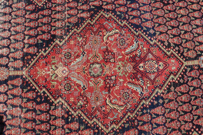 Antique Persian Malayer Gallery Runner with Small All - Over Design with Medallion. Keivan Woven Arts / Rug/ EN - 13982, country of origin / type: Iran / Malayer, circa 1920. Measures: 6'1 x 12'10 This antique Malayer gallery runner from 1920s P... - Keivan Woven ArtsEMB - 8443 - 13982 - 23924Rug