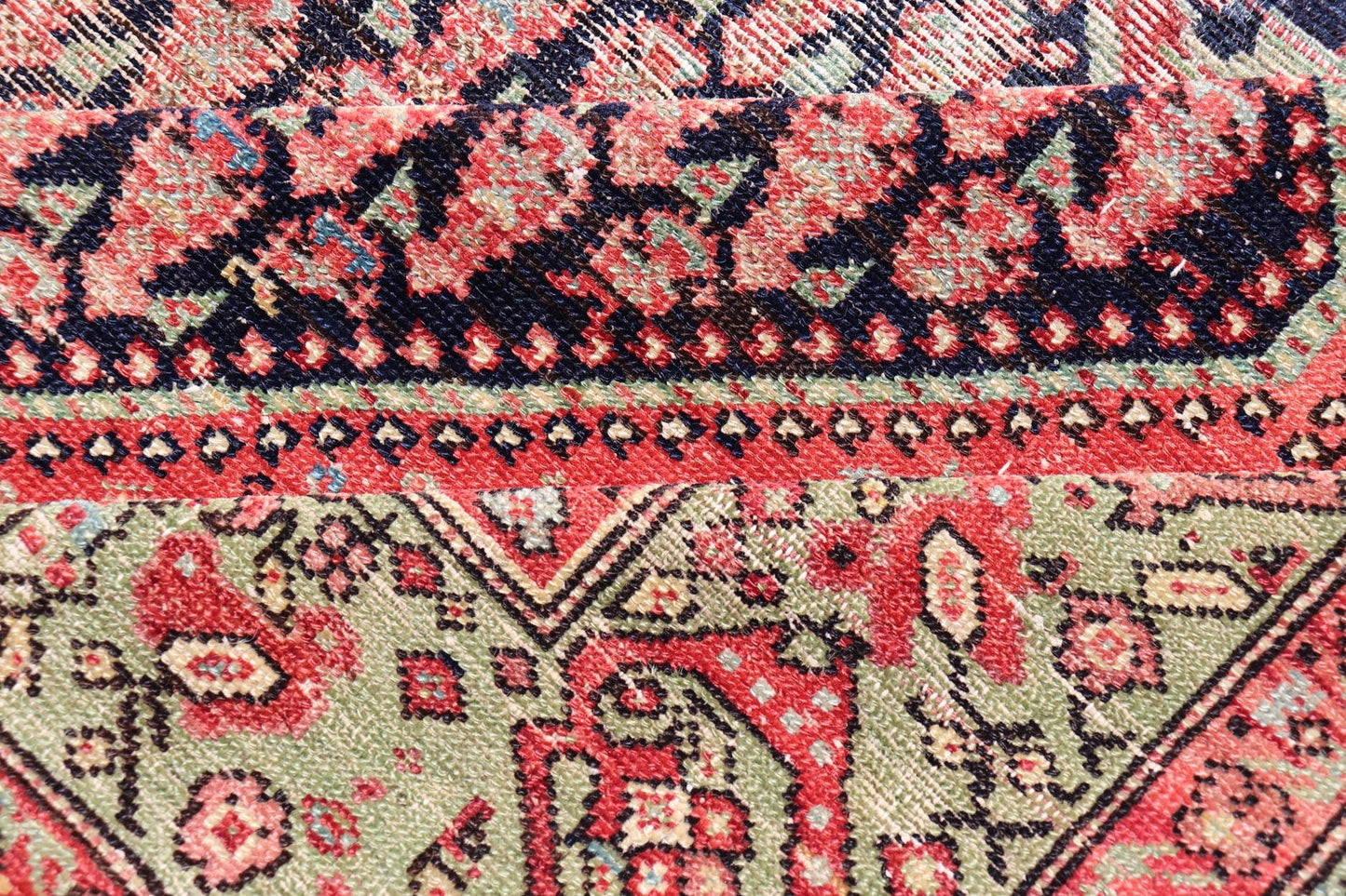 Antique Persian Malayer Gallery Runner with Small All - Over Design with Medallion. Keivan Woven Arts / Rug/ EN - 13982, country of origin / type: Iran / Malayer, circa 1920. Measures: 6'1 x 12'10 This antique Malayer gallery runner from 1920s P... - Keivan Woven ArtsEMB - 8443 - 13982 - 23924Rug