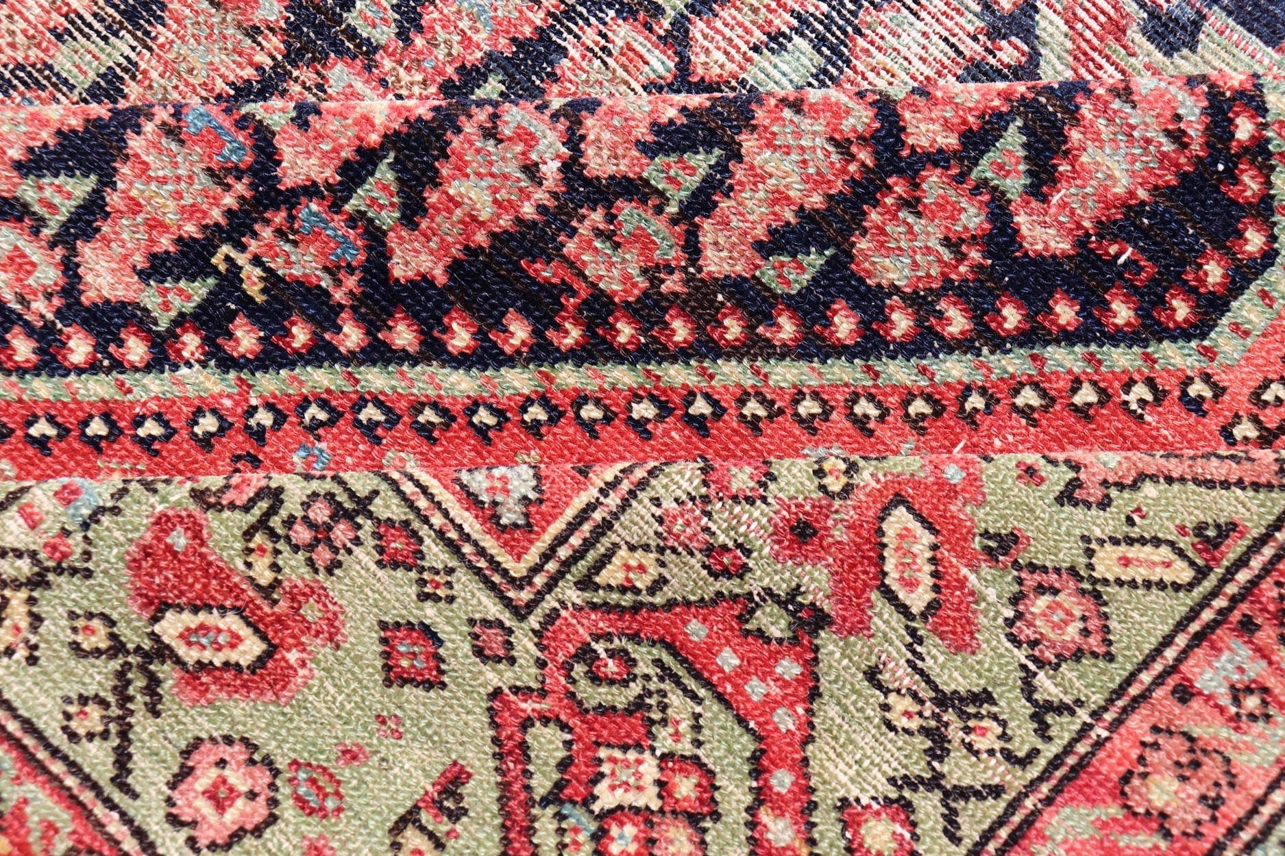 Antique Persian Malayer Gallery Runner with Small All - Over Design with Medallion. Keivan Woven Arts / Rug/ EN - 13982, country of origin / type: Iran / Malayer, circa 1920. Measures: 6'1 x 12'10 This antique Malayer gallery runner from 1920s P... - Keivan Woven ArtsEMB - 8443 - 13982 - 23924Rug