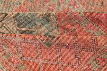 Large Turkomen Ersari Rug with All - Over Gul Design in Tan, Coral, and Brown. Antique Persian Ersari/ Turkomen rug in coral/red tones with geometric motifs. Keivan Woven Arts / rug EMB - 8522 - 178691, Turkomen, circa 1930. Measures: 10'4 x 15'6 This... - Keivan Woven ArtsEMB - 8522 - 178691 - 13668Rug