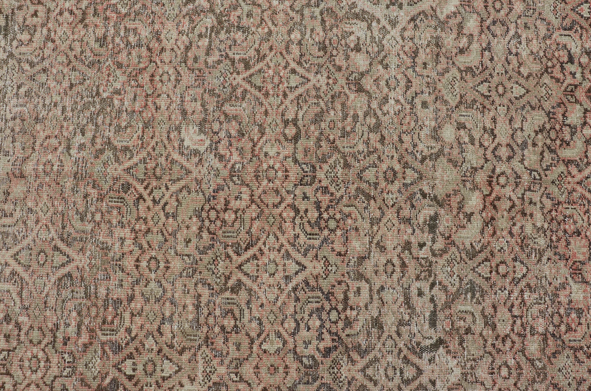 Antique Malayer Persian Rug with All Over Design within Multi - Tier Border This antique Malayer rug features a modest, multi - tiered border and delicate field, busy with an all - over symmetrical design. This piece sets a quiet coffee backgroun... - Keivan Woven ArtsEMB - 8549 - 178960 - 13824Rug
