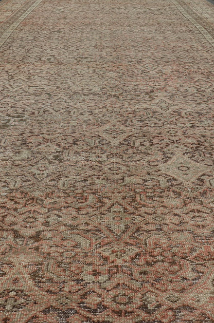 Antique Malayer Persian Rug with All Over Design within Multi - Tier Border This antique Malayer rug features a modest, multi - tiered border and delicate field, busy with an all - over symmetrical design. This piece sets a quiet coffee backgroun... - Keivan Woven ArtsEMB - 8549 - 178960 - 13824Rug