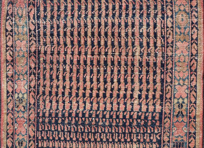 Antique Persian Hamadan rug with gorgeous all - over design in tribal motifs. Keivan Woven Arts / rug EMB - 9514 - P13087, country of origin / type: Iran / Hamadan, circa 1930. Measures: 3'6 x 5'0 Colorful Antique Persian Hand Knotted Hamad... - Keivan Woven ArtsEMB - 9514 - P13087 - 14638Rug