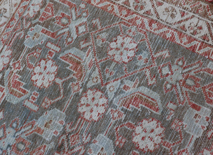 Antique Persian Malayer with Sub - Geometric Floral Design in Reds & Earthy Tones This antique Persian Malayer Runner features a sub - geometric floral design with a complementary multi - tiered border. The runner is rendered in red and earthy tones ... - Keivan Woven ArtsEMB - 9535 - 01 - 14728Rug