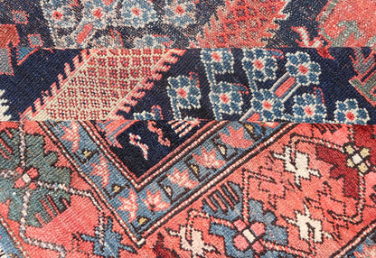 Antique Persian Bakhshaish Rug with All - Over Tree and Willow Design. This antique Persian Bakhshaish rug features an all - over tree design with willow trees, branches and leaves displaying a variety of garden trees. Set upon a Navy background t... - Keivan Woven ArtsEMB - 9576 - P13071 - 14982Rug