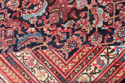 Antique Persian Malayer Rug with All over Herati Design Measures: 5'0 x 10'0 Fine weave Antique Persian Malayer Rug with All over Herati Design in Blue's and Red's. Country of origin: Iran; Type: Malayer; Design: All - Over, Herati; Keiva... - Keivan Woven ArtsEMB - 9579 - 13881 - 15140Rug