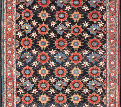 Wool Hand Knotted Antique Persian Gallery Bakhitari Rug in All - Over Floral Design Antique Bakhtiari rug in All - Over flower design hand knotted wool gallery rug in multi colors. Keivan Woven Arts / rug EMB - 9581 - P13887, origin / type: Iran / Bakh... - Keivan Woven ArtsEMB - 9581 - P13887 - 15152Rug