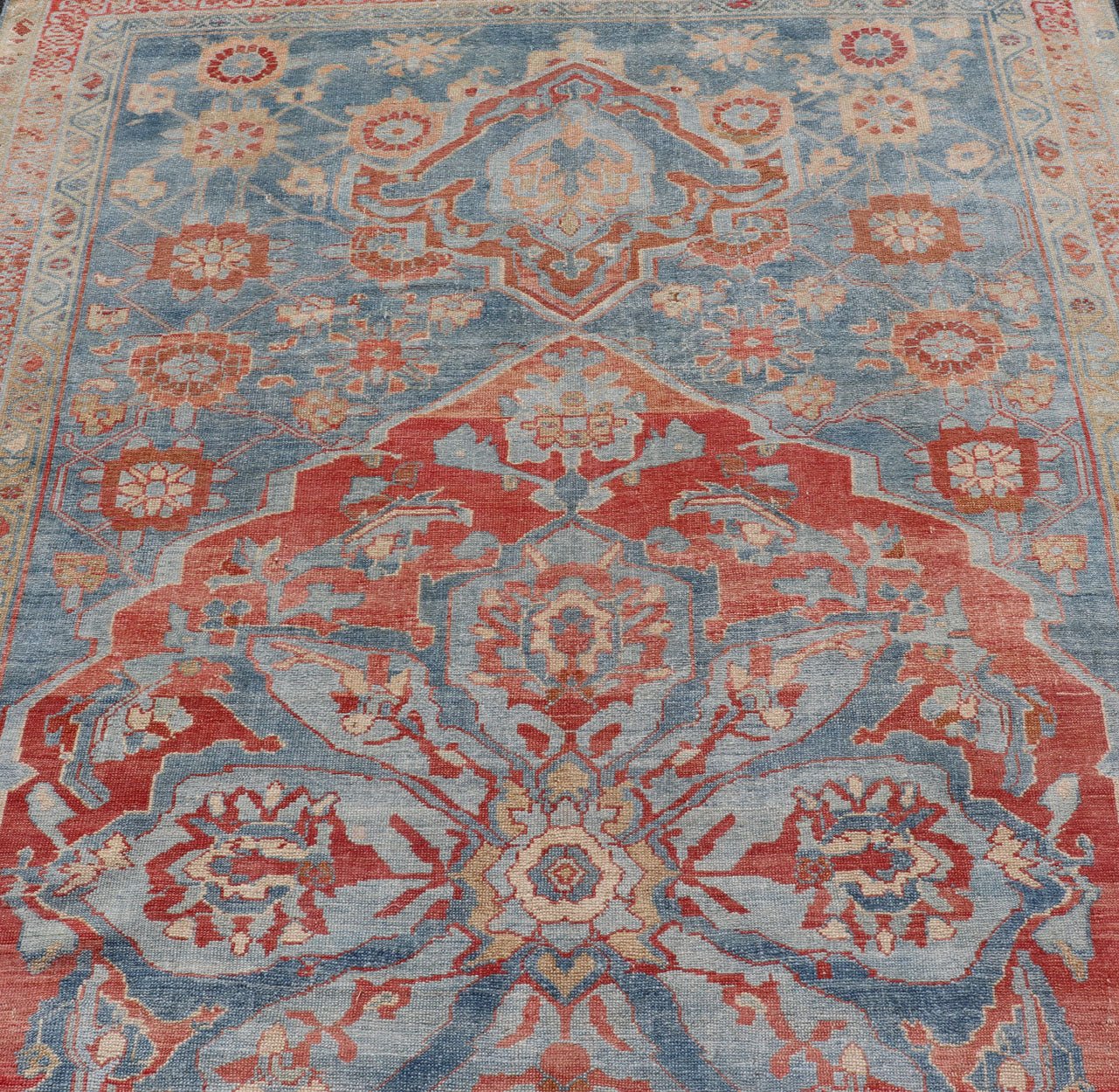 Fine Antique Persian Veramin with Floral Design, Keivan Woven Arts / rug EMB - 9585 - P13515, country of origin / type: Persian / Veramin, circa 1910s. Measures: 5'9 x 10. Fine Hand - Knotted Antique Veramin Rug with Floral Medallion Design. This... - Keivan Woven ArtsEMB - 9585 - P13515 - 15176Rug