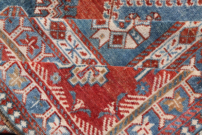 Antique Persian Shiraz Multi Medallions Rug With Geometric Design. Antique Persian Shiraz Rug with Geometric Design, Keivan Woven Arts; rug EMB - 9604 - P13873, country of origin / type: Iran / Tabriz, circa 1910. Measures: 7'2 x 10'3. Th... - Keivan Woven ArtsEMB - 9604 - P13873 - 15643Rug