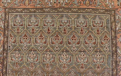 Kurdish Antique Gallery Runner with All - Over Tribal Design in Brown's and Pink. Keivan Woven Arts / rug EMB - 9609 - P13863, country of origin / type: Iran / Kurdish, circa 1920. This Kurdish antique gallery runner has held timeless charm with a double - ... - Keivan Woven ArtsEMB - 9609 - P13863 - 15923Rug