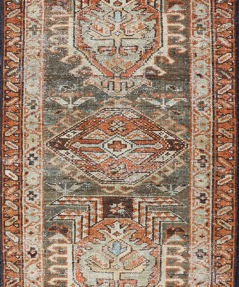 Small Antique Persian Karadjeh Rug with All - Over Sub - Geometric Medallion Design Antique Karadjeh Rug Rug with All - Over Sub - Geometric Medallion Design, Keivan Woven Arts / rug EMB - 9611 - P13854, country of origin / type: Persian / Karadjeh, circa E... - Keivan Woven ArtsEMB - 9611 - P13854 - 16504Rug