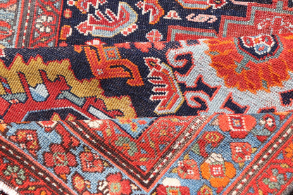Measures: 3'3 x 10'8 Antique Persian Malayer Runner with Tribal Medallion Design in Jewel Tones. Keivan Woven Arts / rug EMB - 9618 - 13872, country of origin / type: Iran / Malayer circa 1920. - Keivan Woven ArtsEMB - 9618 - 13872 - 15953Rug