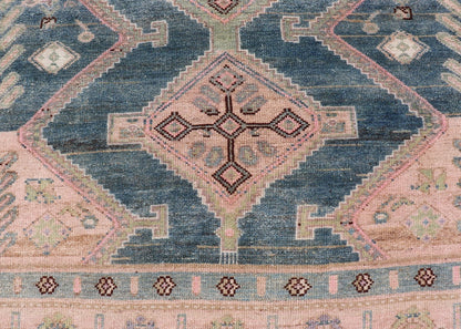 Antique Gallery Kurdish Rug in Wool with Sub - Geometric Design This antique Persian Kurdish rug has been hand - knotted in wool and features an all - over, sub - geometric medallion design rendered in multicolor. A complementary, multi - tiered border e... - Keivan Woven ArtsEMB - 9621 - P13536 - 15971Rug