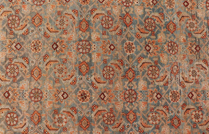 Antique Kurdish Gallery Rug With All - Over Geometric Design Measures: 5'8 x 14'0 This antique Persian Kurdish gallery rug is filled with eccentric colors and details. The multi - tiered border features nature motifs rendered in the same col... - Keivan Woven ArtsEMB - 9626 - P13879 - 15995Rug