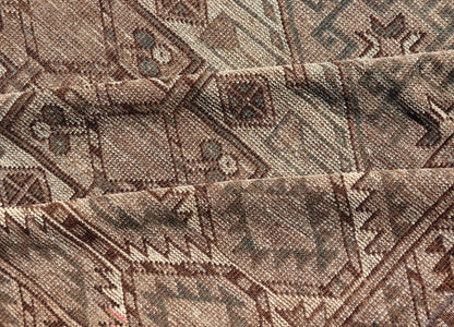 Hand - Knotted Turkomen Ersari Rug in Wool with All - Over Sub - Geometric Gul Design This Ersari rug has been hand - knotted in the finest wool. The rug features an all - over sub - geometric repeating Gul design throughout the entirety of the rug, enclos... - Keivan Woven ArtsEMB - 9650 - P13544 - 16109Rug