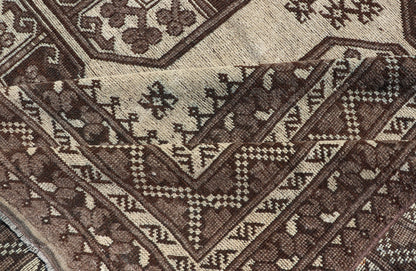 Vintage Turkomen Ersari Rug in Wool with All - Over Repeating Gul Design Hand - Knotted Ersari Rug with All - Over Sub - Geometric Repeating Gul Design, Keivan Woven Arts; rug EMB - 9652 - P13542, country of origin / type: Turkestan / Ersari, circa 1940s. ... - Keivan Woven ArtsEMB - 9652 - P13542 - 16121Rug