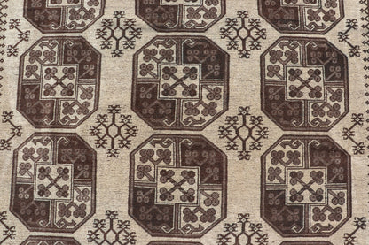 Vintage Turkomen Ersari Rug in Wool with All - Over Repeating Gul Design Hand - Knotted Ersari Rug with All - Over Sub - Geometric Repeating Gul Design, Keivan Woven Arts; rug EMB - 9652 - P13542, country of origin / type: Turkestan / Ersari, circa 1940s. ... - Keivan Woven ArtsEMB - 9652 - P13542 - 16121Rug