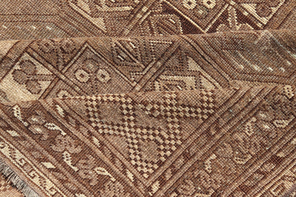 Hand - Knotted Turkomen Ersari Rug in Wool with Sub - Geometric Repeating Gul Design This Ersari rug has been hand - knotted in the finest wool. The rug features a sub - geometric repeating Gul design throughout the entirety of the rug, enclosed within... - Keivan Woven ArtsEMB - 9658 - P13539 - 16151Rug