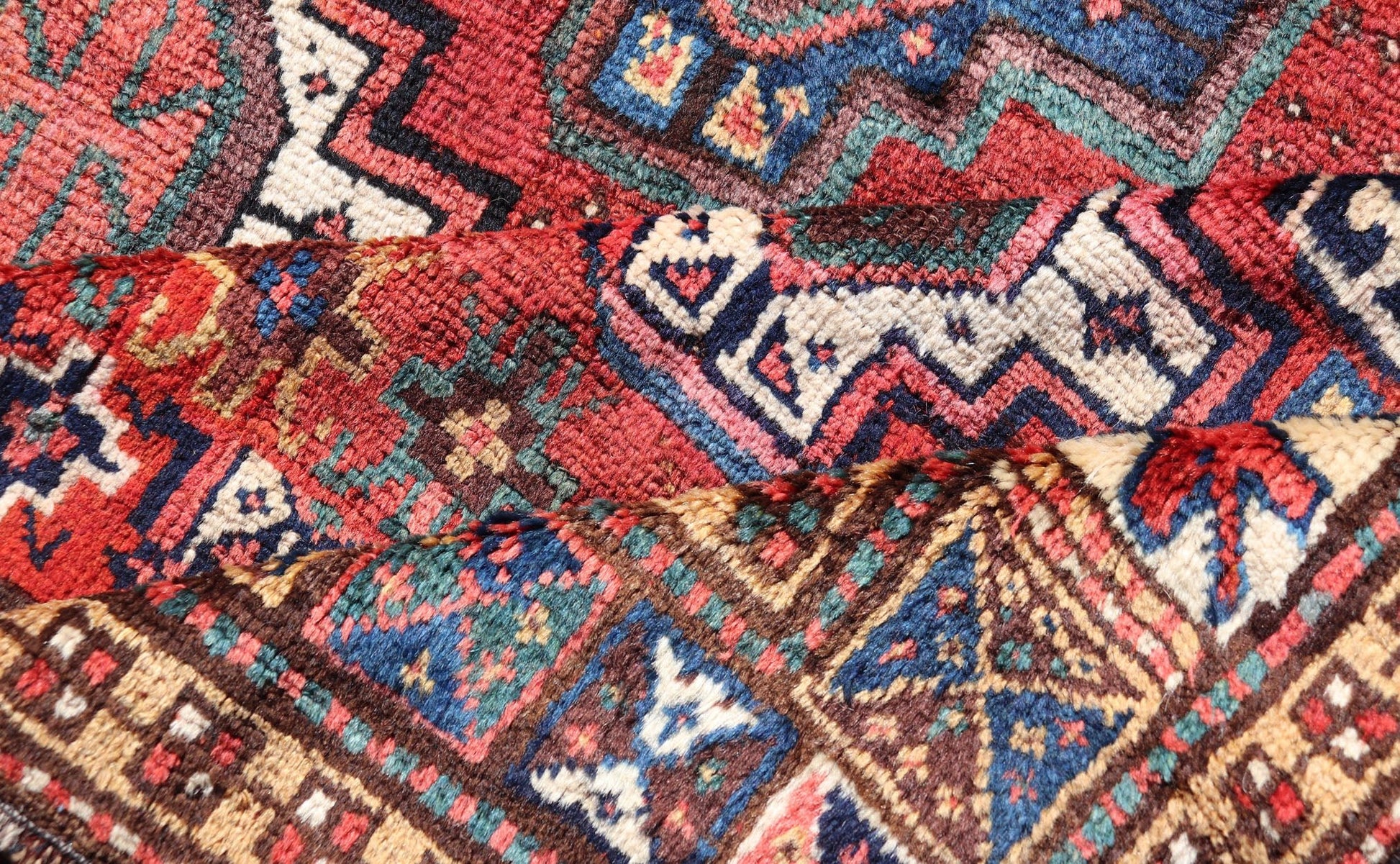 Antique Caucasian Rug with All - Over Tribal Design and Medallions Antique Caucasian Rug with All - Over Tribal Design and Medallions. Keivan Woven Arts / rug EMB - 9673 - P13565, country of origin / type: Caucasus / Kazak, circa 1890 This late ... - Keivan Woven ArtsEMB - 9673 - P13565 - 16211Rug
