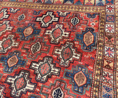 Antique Caucasian Rug with All - Over Tribal Design and Medallions Antique Caucasian Rug with All - Over Tribal Design and Medallions. Keivan Woven Arts / rug EMB - 9673 - P13565, country of origin / type: Caucasus / Kazak, circa 1890 This late ... - Keivan Woven ArtsEMB - 9673 - P13565 - 16211Rug
