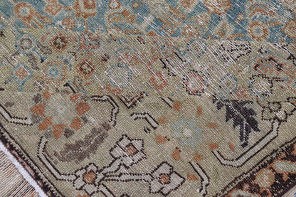 Antique Persian Malayer Gallery All - Over Geometric Design In Muted Colors This antique Malayer is a beautiful piece displays a large medallion in the field, filled and surrounded by many motifs, accentuating the incredible detail in... - Keivan Woven ArtsEMB - 9701 - P13867 - 16516Rug