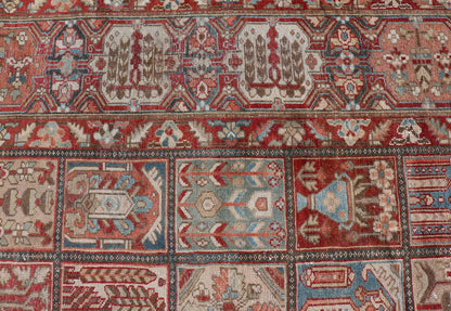 Large hand knotted Persian Bakhtiari rug with all - over garden design,Keivan Woven Arts / rug EMB - 9704 - P13455, country of origin / type: Iran / Bakhtiari, circa 1930 Measures: 10'9 x 11'10. This antique Bakhtiari features a decorated all - over moti... - Keivan Woven ArtsEMB - 9704 - P13455 - 16436Rug