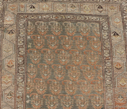 Paisley Field Antique Persian Malayer Runner by Keivan Woven Arts Antique Persian Malayer runner /rug EMB - 9712 - P13883, Keivan Woven Arts / country of origin / type: Iran / Malayer, circa 1920. Measures:3'5 x 14'5 - Keivan Woven ArtsEMB - 9712 - P13883 - 16472Rug
