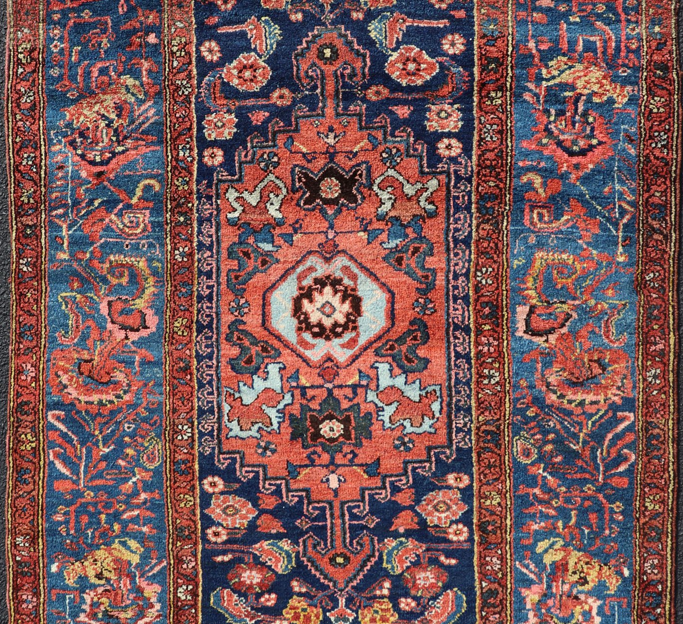 Tribal Kurdish Bidjar Rug with All - Over Sub - Geometric Medallion Design Kurdish Bidjar Rug with medallion design in jewel tones. Keivan Woven Arts / rug EMB - 9714 - P13899, country of origin / type: Persian / Kurdish, circa Early - 20th Century. ... - Keivan Woven ArtsEMB - 9714 - P13899 - 16484