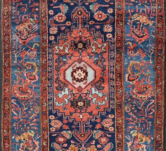 Tribal Kurdish Bidjar Rug with All - Over Sub - Geometric Medallion Design Kurdish Bidjar Rug with medallion design in jewel tones. Keivan Woven Arts / rug EMB - 9714 - P13899, country of origin / type: Persian / Kurdish, circa Early - 20th Century. ... - Keivan Woven ArtsEMB - 9714 - P13899 - 16484