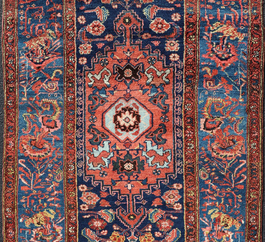 Tribal Kurdish Bidjar Rug with All - Over Sub - Geometric Medallion Design Kurdish Bidjar Rug with medallion design in jewel tones. Keivan Woven Arts / rug EMB - 9714 - P13899, country of origin / type: Persian / Kurdish, circa Early - 20th Century. ... - Keivan Woven ArtsEMB - 9714 - P13899 - 16484Rug