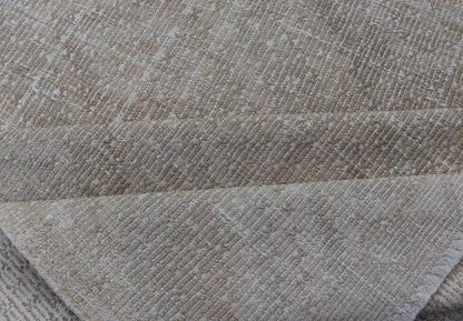 Vintage Turkish Embroidered Flat - Weave Rug With Faint Diamond Design Geometric design vintage Kilim rug from Turkey in neutral, muted tones, Keivan Woven Arts rug/EN - 1031, country of origin / type: Turkey / Kilim, circa 1940. Featuring a ... - Keivan Woven ArtsEN - 1031 - 14400Rug