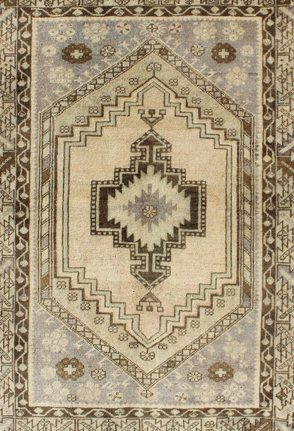 Multi - Layered Medallion Vintage Turkish Oushak Rug in Cream and Shades of Brown kwarugs Multi - layered medallion vintage Turkish Oushak rug in cream and shades of brown, Keivan Woven Arts / rug EN - 115875, country of origin / type: Turkey / Oushak... - Keivan Woven ArtsEN - 115875 - 2083Rug