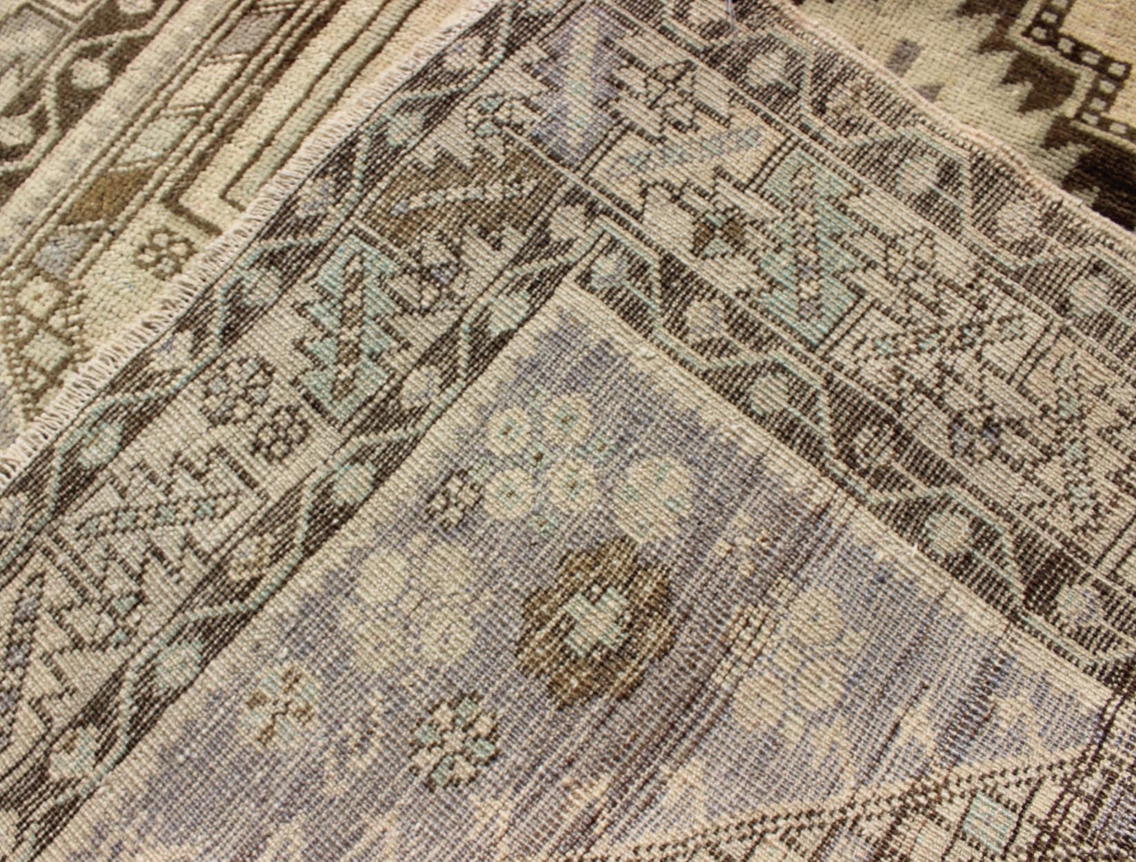 Multi - Layered Medallion Vintage Turkish Oushak Rug in Cream and Shades of Brown kwarugs Multi - layered medallion vintage Turkish Oushak rug in cream and shades of brown, Keivan Woven Arts / rug EN - 115875, country of origin / type: Turkey / Oushak... - Keivan Woven ArtsEN - 115875 - 2083Rug