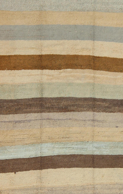 Vintage Tulu Rug with Multiple Bands of Colors This unique Tulu carpet bears a beautiful display of multiple bands in various colors enclosed by a simple border. Measures: 5'9 x 9'8. - Keivan Woven ArtsEN - 115878 - 2097Rug