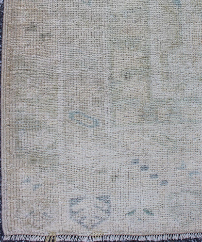 Mid 20th Century Striped Turkish Vintage Kilim - Keivan Woven ArtsEN - 123979