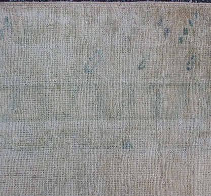 Mid 20th Century Striped Turkish Vintage Kilim - Keivan Woven ArtsEN - 123979