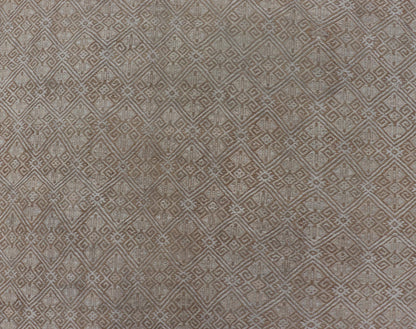 All - Over Design Turkish Vintage Kilim Rug In Tan, Taupe and Earth Tones Turkish Hand Woven vintage Kilim rug with in tan, taupe and earth tones with all - over design, Keivan Woven Arts / EN - 13959 country of origin / type: Turkey / Kilim, circa mi... - Keivan Woven ArtsEN - 13959 - 19112Rug