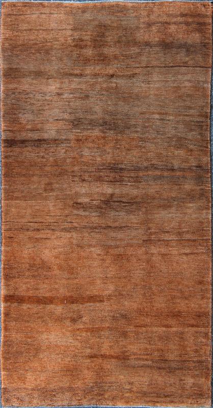 Vintage Gabbeh - Type Rug from Turkey with Tones of Brown and Rust This vintage Gabbeh - type rug from mid - 20th century Turkey features a subtle design of various shades. Tones of light brown, rust, orange and dark brown provide texture and variatio... - Keivan Woven ArtsEN - 141514 - 6696Rug