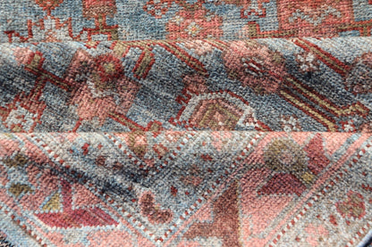 Measures: 3'4 x 14'10 All Over Herati Antique Persian Kurdish Runner With Sub - Geometric Design. Keivan Woven Arts / rug EN - 14903, country of origin / type: Iran / Kurdish, circa 1910. This kurdish runner from 1910's is characterized by its a... - Keivan Woven ArtsEN - 14903 - 22602Rug